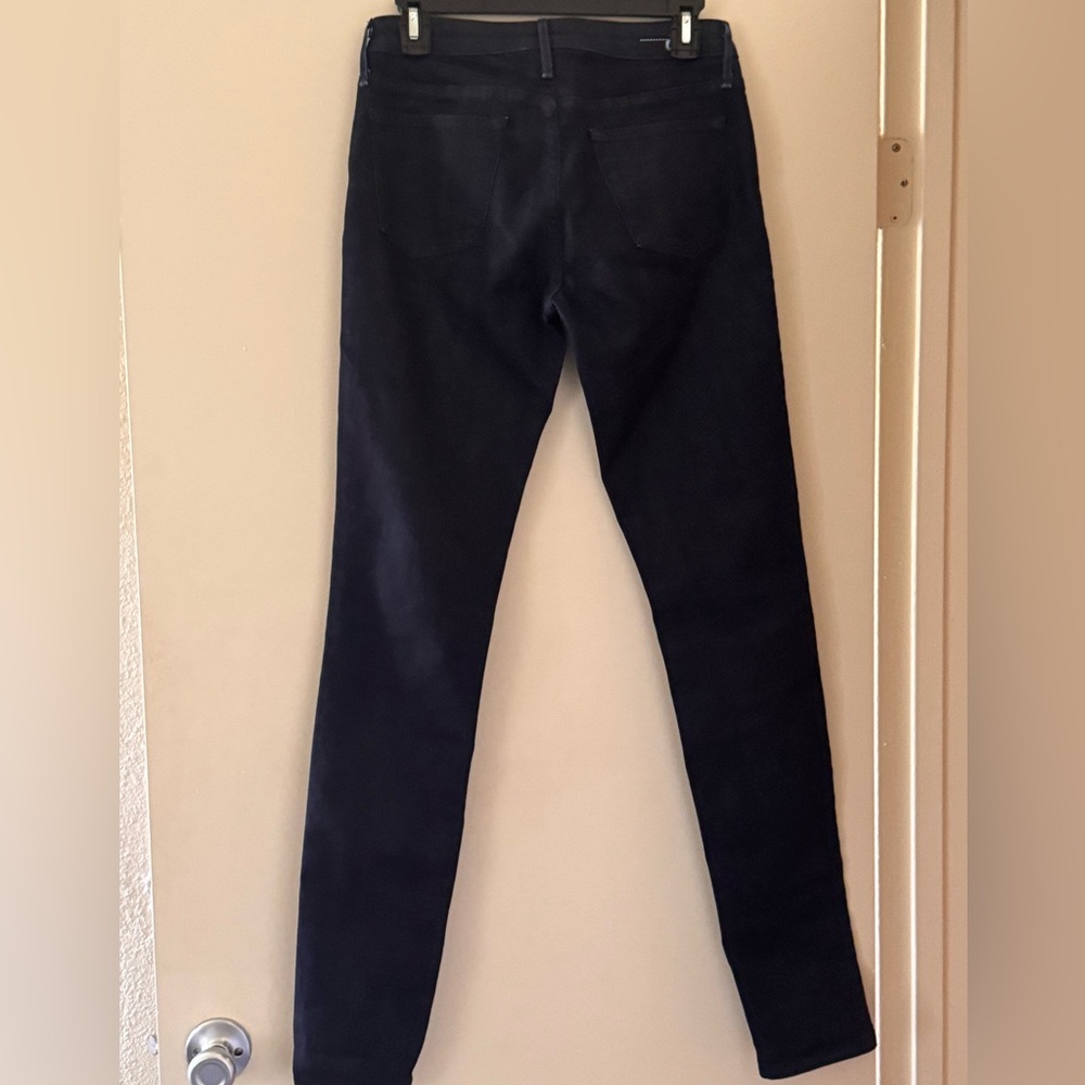 NWOT EARNEST SEWN Cigarette Leg HARLAN.93B Women’s Dark Blue Wash  Jeans Size 28 - Picture 2 of 8